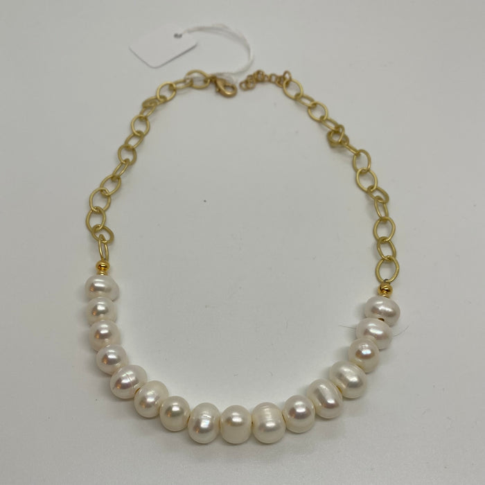 INSPIRED DESIGNS NANTUCKET FRESHWATER PEARL NECKLACE