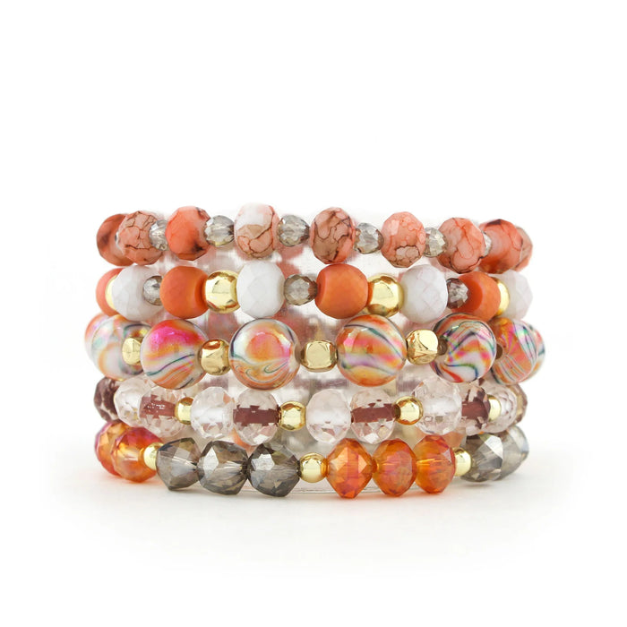 ERIMISH  -     AUBURN 5 BRACELET STACK