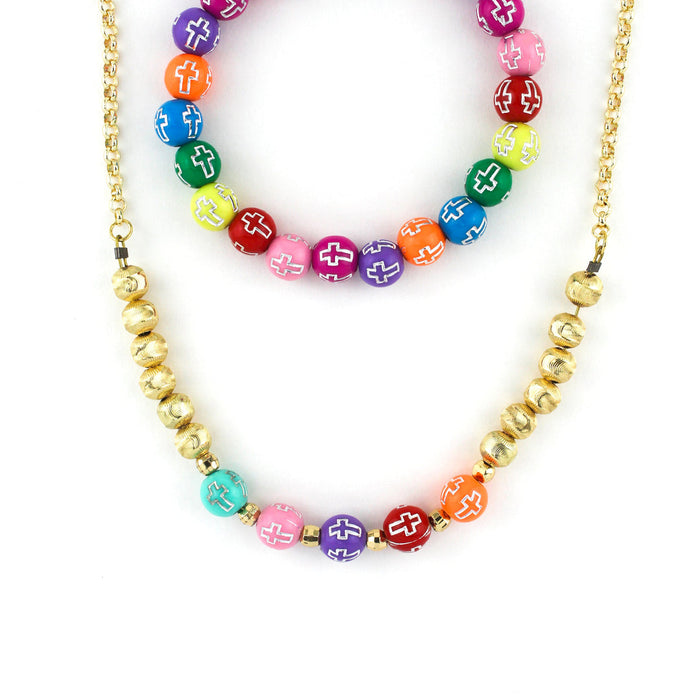 ERIMISH  -  GEM JAMS  (KID SIZED) - BLESSED NECKLACE & BRACELET SET