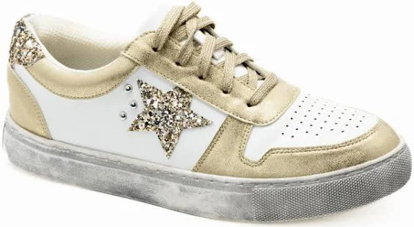 CORKYS CONSTELLATION GOLD SNEAKERS