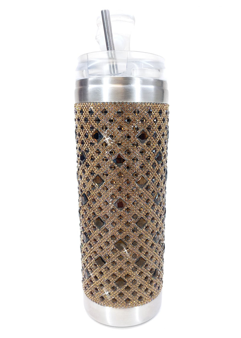 BUBBLES & BLING TUMBLER -CHOCOLATE DIAMOND