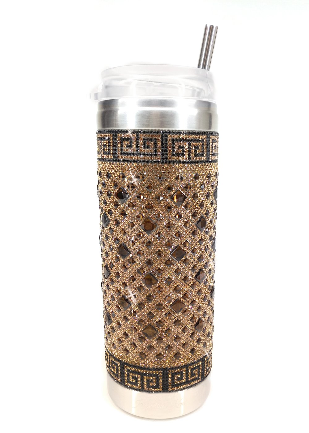 BUBBLES & BLING TUMBLER - FAMOUS DESIGNER