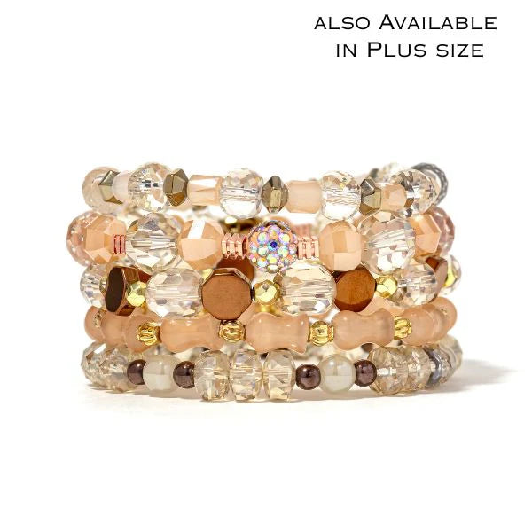 ERIMISH   -  GINGER 5 BRACELET STACK