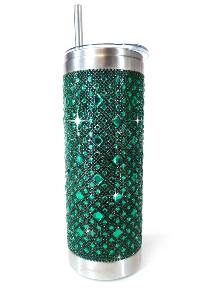 BUBBLES & BLING TUMBLER - GREEN