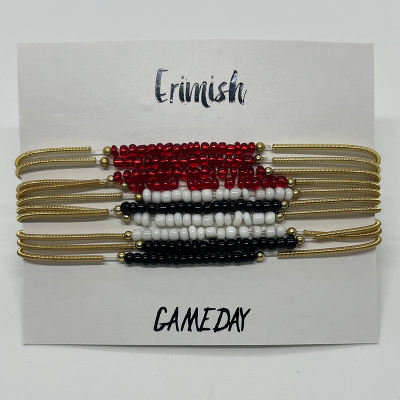 ERIMISH  -  GAMEDAY RED/WHITE/BLACK SLINKY STACK