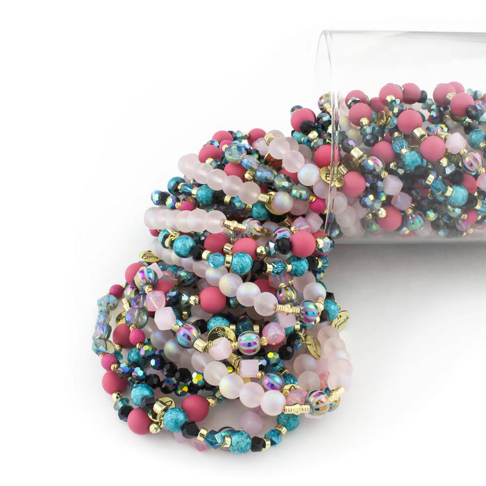 ERIMISH  -   JEWEL BERRY 5 BRACELET STACK