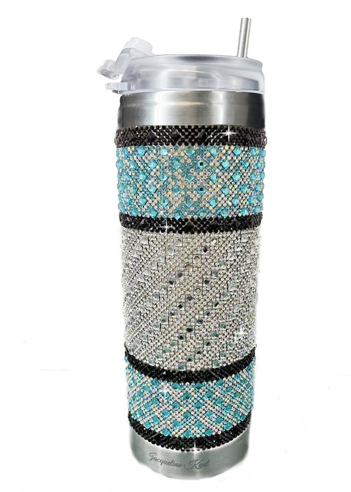 BUBBLES & BLING TUMBLER - LADY KENT TURQUOISE