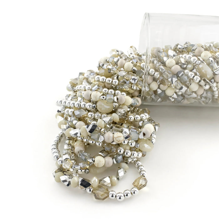 ERIMISH  -  MARBLE 5 BRACELET STACK