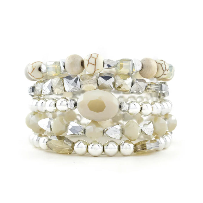 ERIMISH  -  MARBLE 5 BRACELET STACK