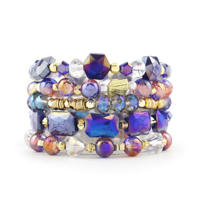 ERIMISH  -   MOONLIT EXTENDED 5 BRACELET STACK