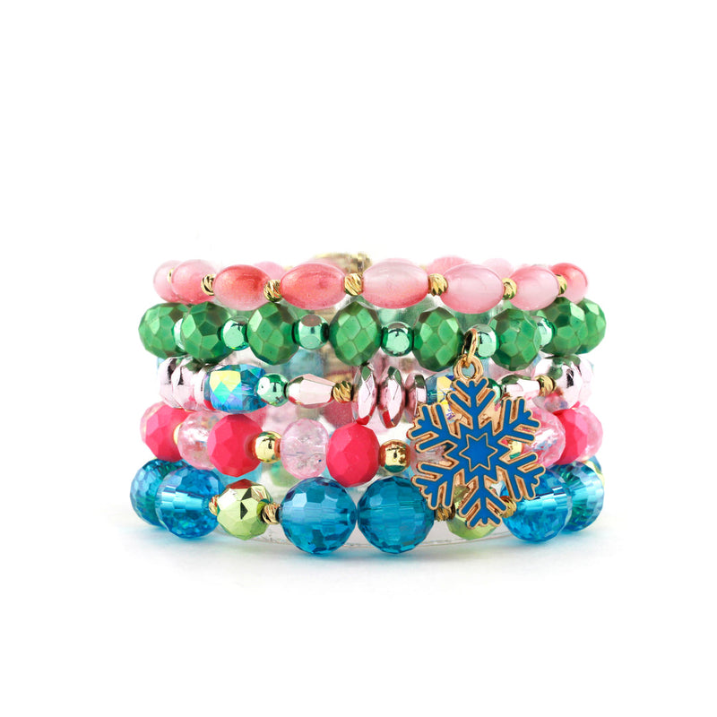 ERIMISH  -  EXTENDED NUTCRACKER 5 BRACELET STACK
