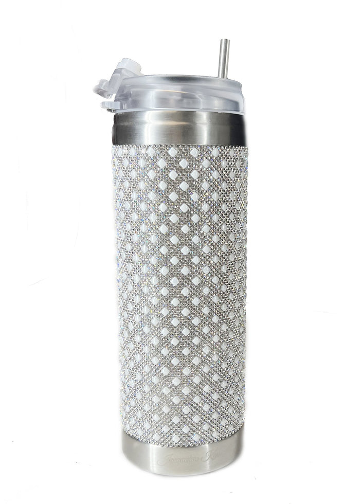 BUBBLES & BLING TUMBLER - PEARL PASSION