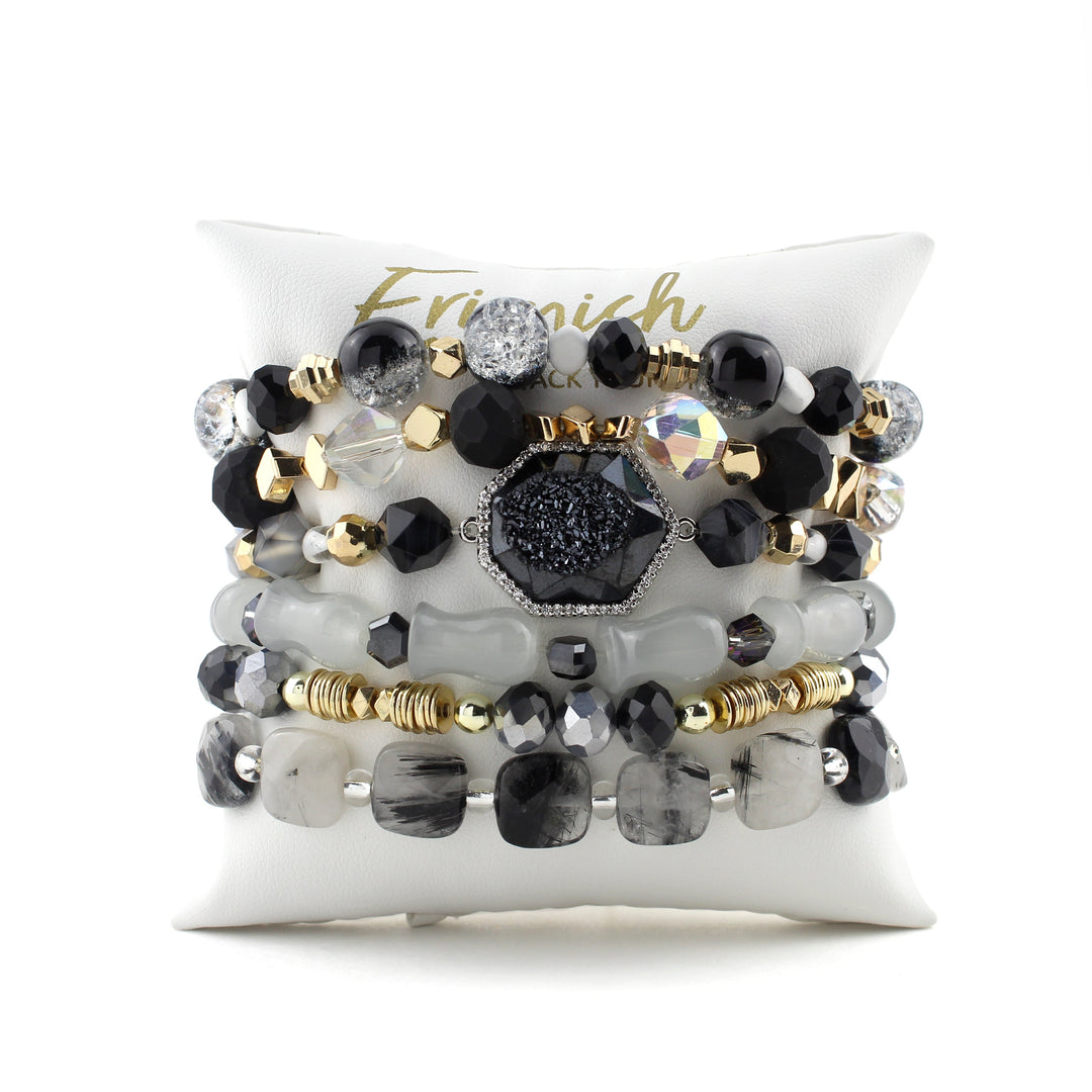 ERIMISH -   RAVEN BOXED STACK BRACELET SET