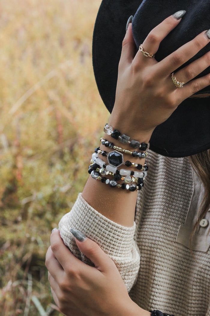 ERIMISH -   RAVEN BOXED STACK BRACELET SET