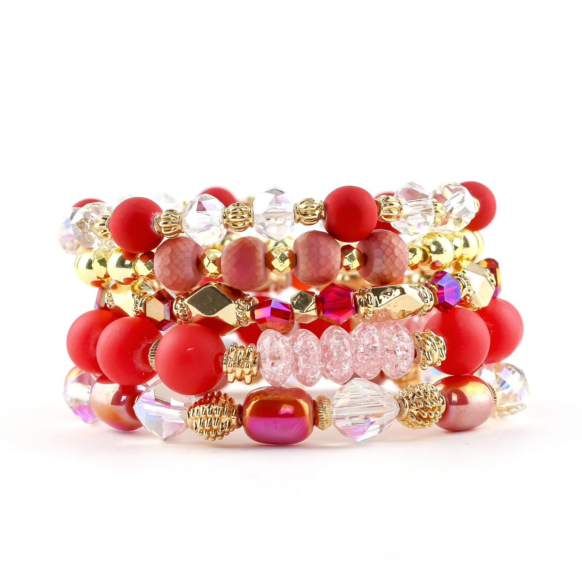 ERIMISH   -   RED HOT STACK BRACELET SET