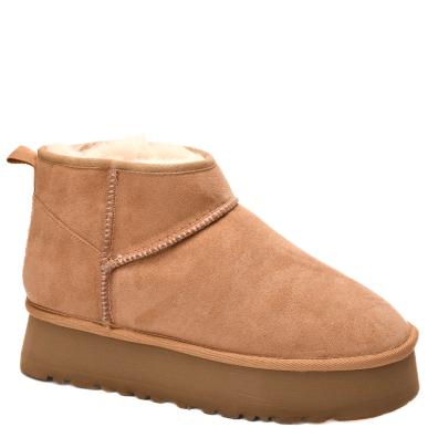 CORKYS ROOM SERVICE (CAMEL FAUX SUEDE) BOOTS