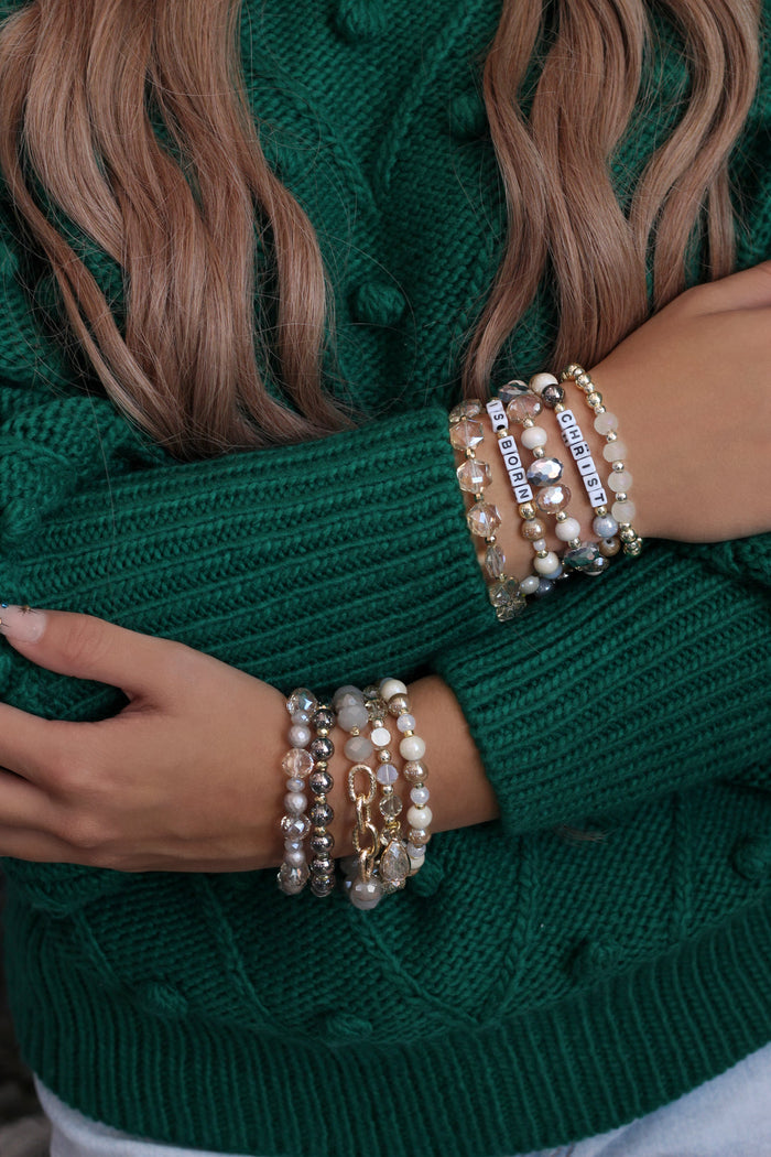 ERIMISH   -  LIMITED EDITION "CHRIST IS BORN" 5 BRACELET STACK