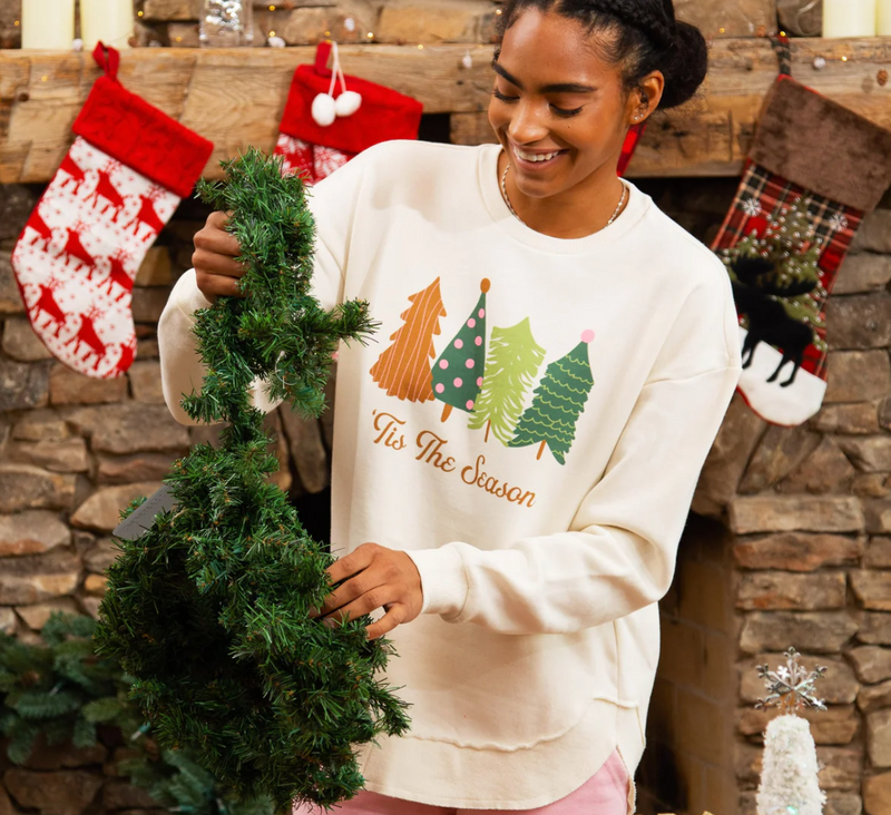 ROYCE: TIS THE SEASON VINTAGE PONCHO FLEECE