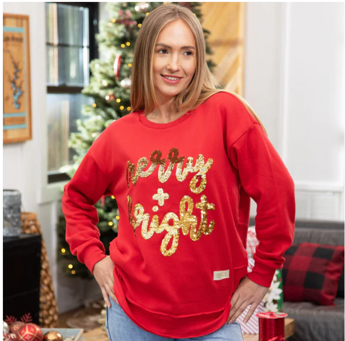 ROYCE : SEQUINS MERRY & BRIGHT COZY PONCHO FLEECE