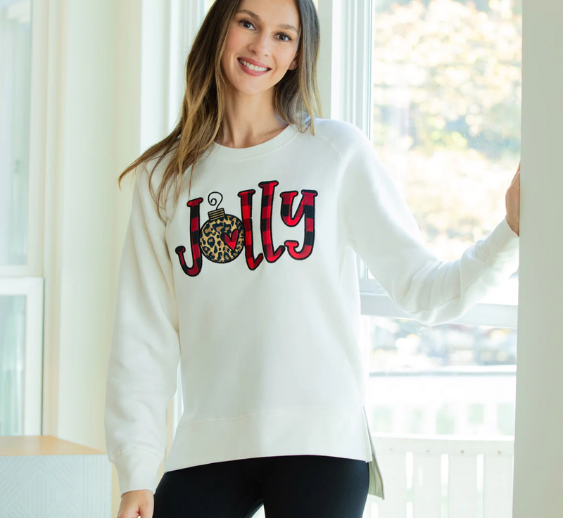 ROYCE: JOLLY APPLIQUED COZY FLEECE