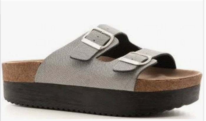 CORKYS TABLOID SILVER SANDALS