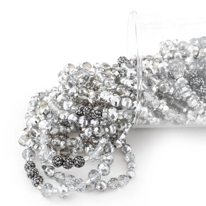 ERIMISH   - SILVER BELLS STACK BRACELET SET