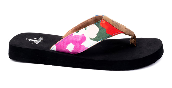 CORKYS SUMMER BREAK FLORAL SANDALS