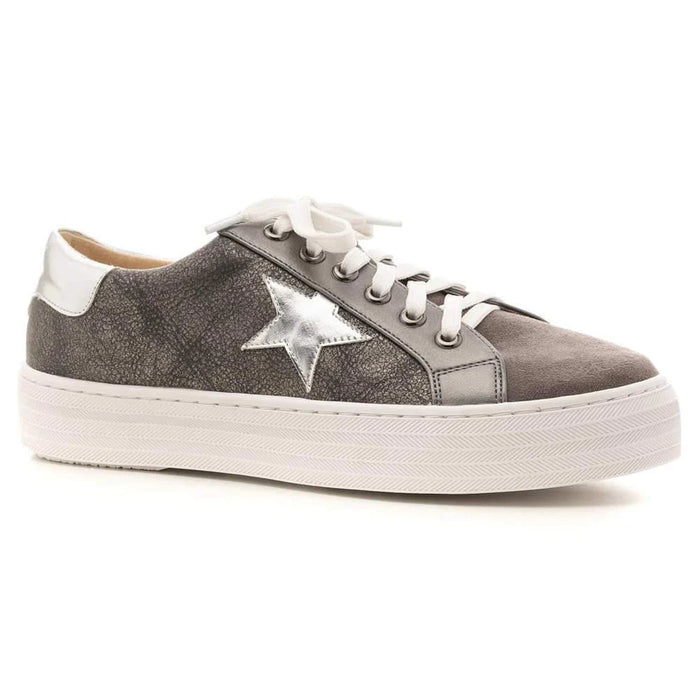 CORKYS STAR GAZE GUNMETAL SNEAKERS