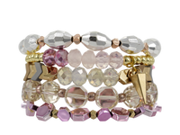 ERIMISH EXTENDED SIZE AZALEA  STACK BRACELET SET