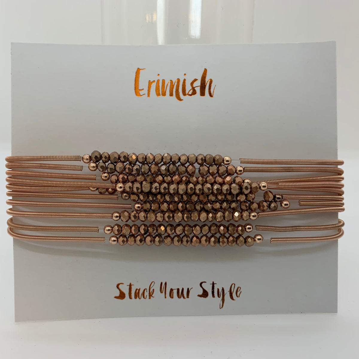 ERIMISH  -  "BLACK FRIDAY SPECIAL" - ROSE GOLD SLINKY STACK (ROSE GOLD)