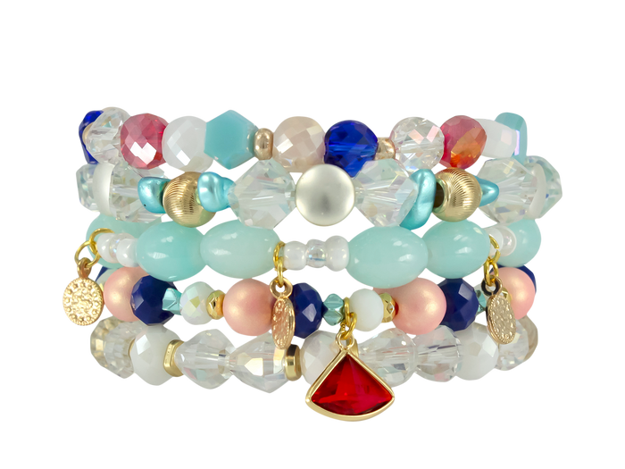 ERIMISH  - BAHAMA MAMA 5 BRACELET STACK