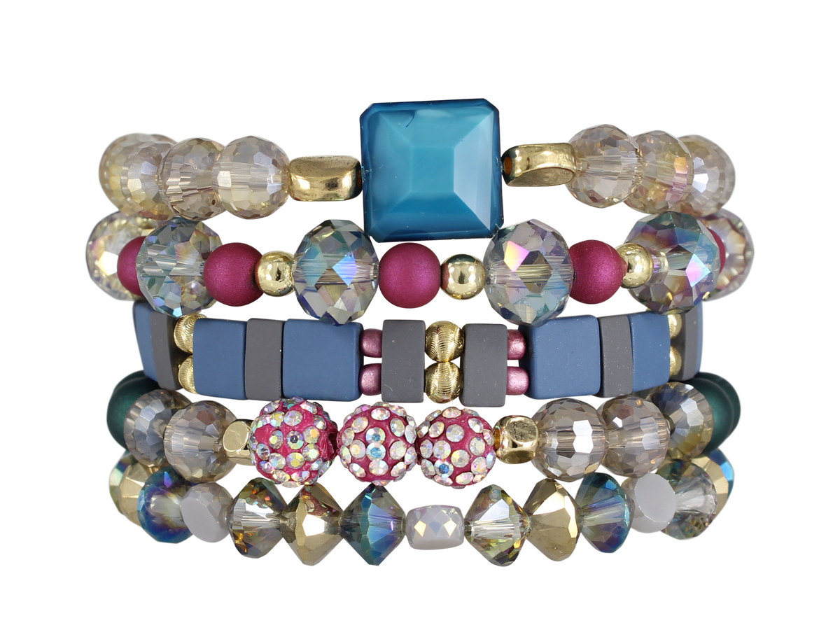 ERIMISH  - BATTLEFIELD  STACK BRACELET SET