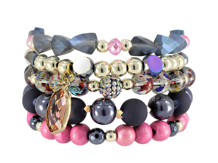 ERIMISH  -  BLACKBERRY STACK BRACELET SET