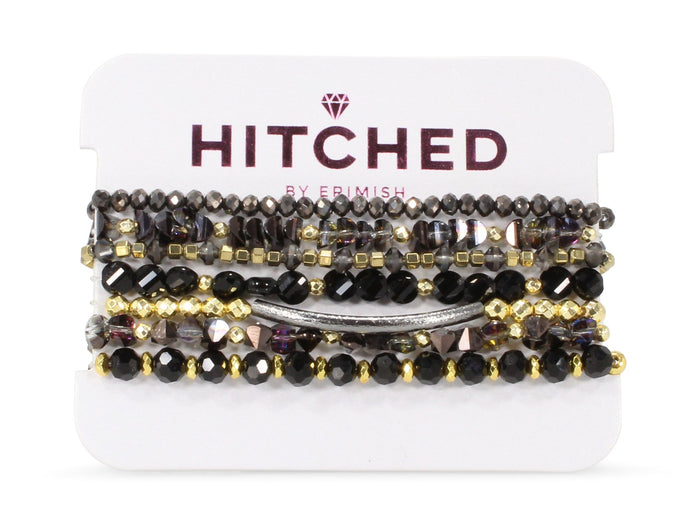 ERIMISH "HITCHED" BRIDESMAID SET - BLACK AND GOLD