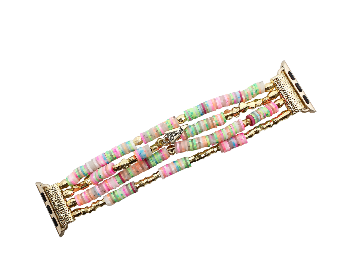 ERIMISH - APPLE WATCH BAND - BUTTERFLY COLLECTION - BRITTANY MIXED GOLD - 13 CM