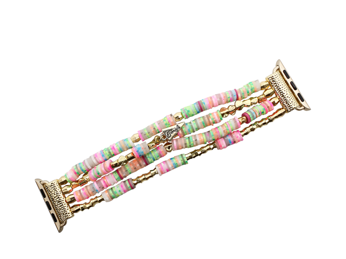 ERIMISH - APPLE WATCH BAND - BUTTERFLY COLLECTION - BRITTANY MIXED GOLD - 13 CM