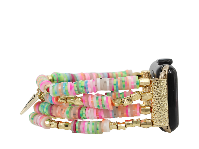 ERIMISH - APPLE WATCH BAND - BUTTERFLY COLLECTION - BRITTANY MIXED GOLD - 13 CM