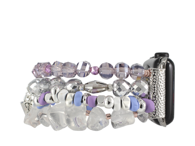 ERIMISH -  VIOLET APPLE WATCH BAND - 13 CM