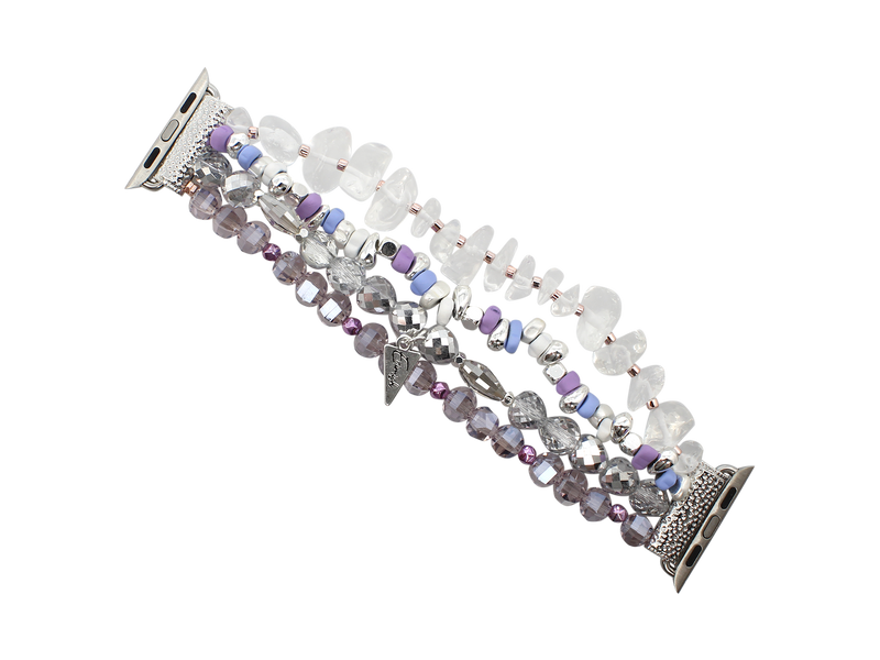 ERIMISH -  VIOLET APPLE WATCH BAND - 13 CM
