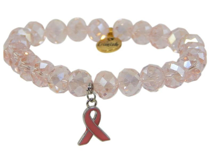 ERIMISH "BUBBLEGUM" STACKABLE BRACELET (WITHOUT PINK RIBBON CHARM)