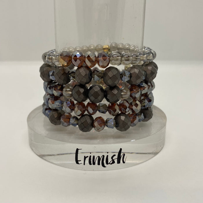 ERIMISH  - CHOCOLATE BRACELET SET