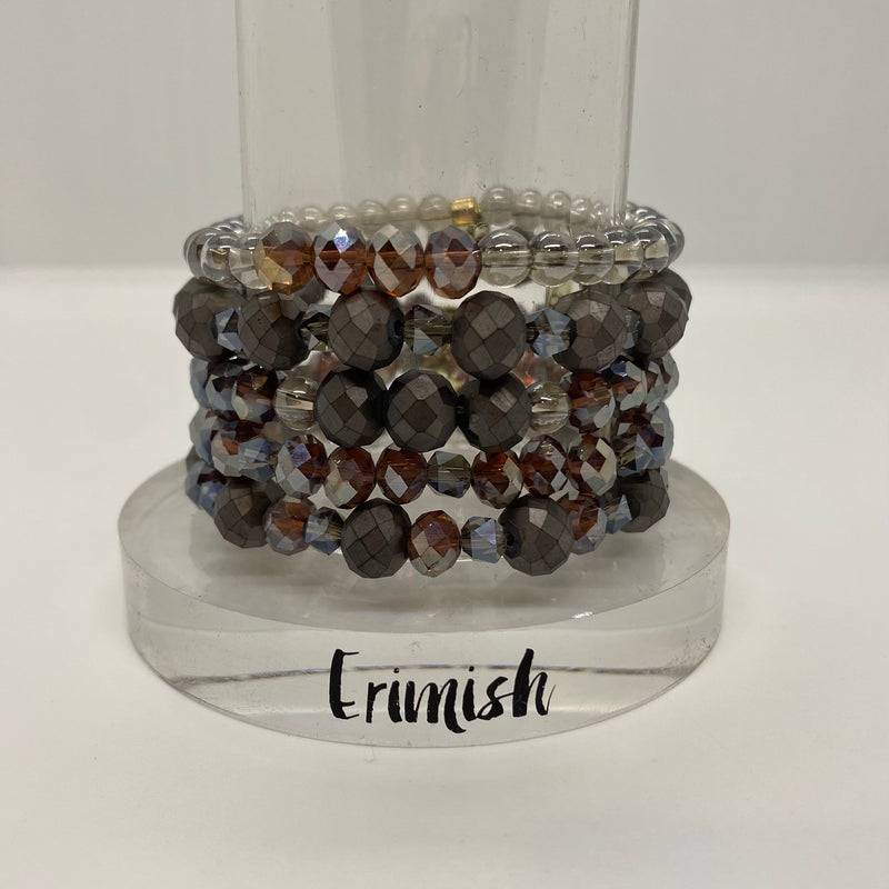 ERIMISH  - CHOCOLATE BRACELET SET