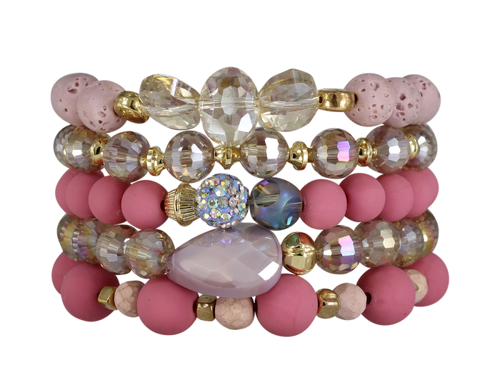 ERIMISH  - CHIFFON  STACK BRACELET SET