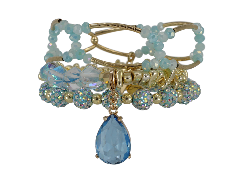 ERIMISH  -  CRISS CROSS STARTER STACK TURQUOISE