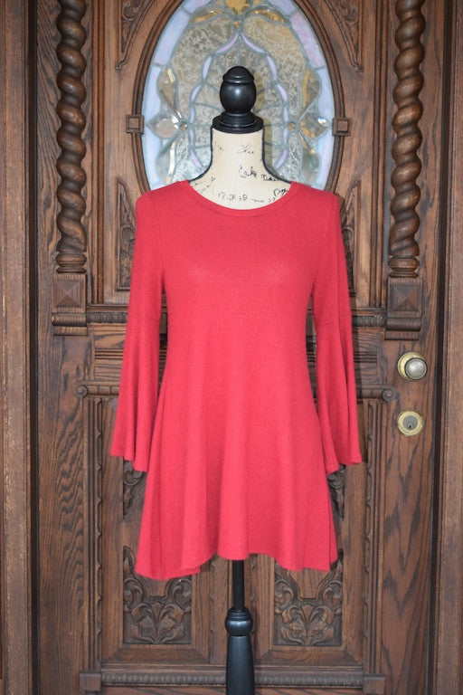 Cute and Cozy - Red – Johnnie Dove Boutique