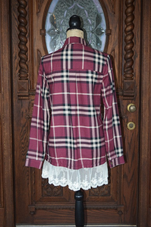 Burgandy Lace