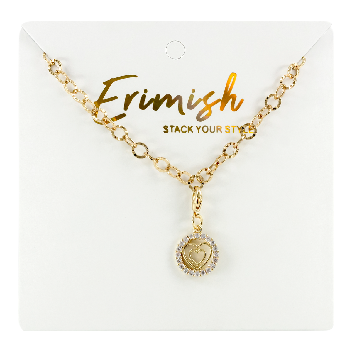 ERIMISH DOUBLE HEART NECKLACE