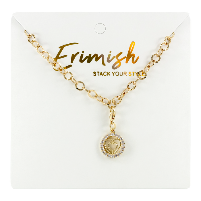 ERIMISH DOUBLE HEART NECKLACE
