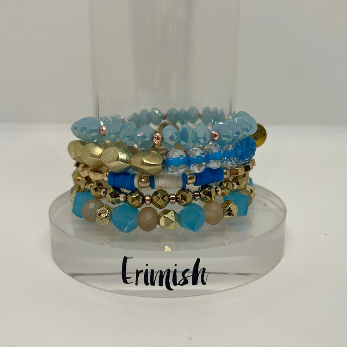 ERIMISH   -  FROZEN  STACK BRACELET SET