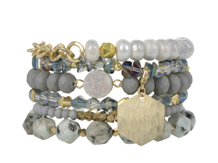 ERIMISH - FERN STACK BRACELET SET